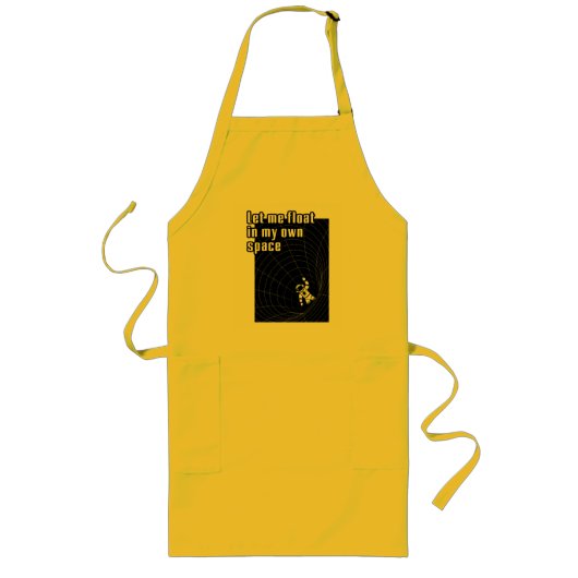Lass mir in meinem eigenen Raum zu schweben Lange Schürze (Vorne)