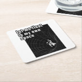 Lass mir in meinem eigenen Raum zu schweben Rechteckiger Pappuntersetzer (angewinkelt)