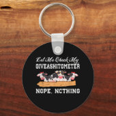Lass mir Karo mein Giveashitometer Nope, Nichts Ku Schlüsselanhänger (Vorderseite)