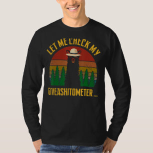 Lass mir Karo Mein Giveashitometer Nope Nothing Vi T-Shirt