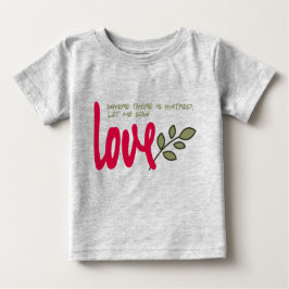 Lass mir Liebe Baby T-shirt