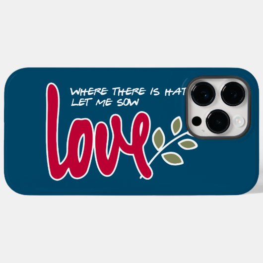 Lass mir Liebe Case-Mate iPhone Hülle (Rückseite (Horizontal))