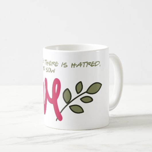 Lass mir Liebe Kaffeetasse (VorderseiteRechts)