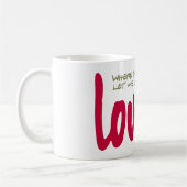 Lass mir Liebe Kaffeetasse (Links)
