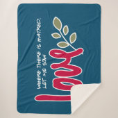 Lass mir Liebe Sherpadecke (Vorderseite)