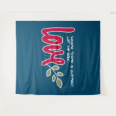 Lass mir Liebe Wandteppich (Vorderseite (Horizontal))