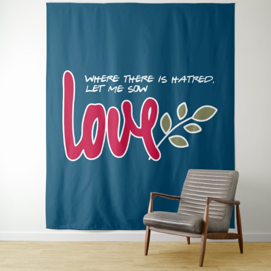 Lass mir Liebe Wandteppich (Beispiel)