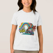 Lass mir Live the Vibe Tri-Blend Shirt (Vorderseite)