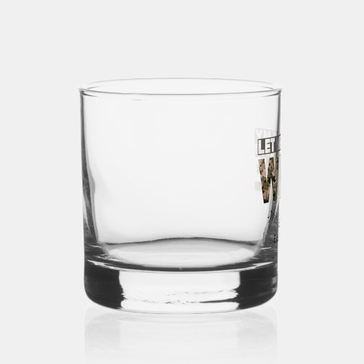 Lass mir, meine Ehefrau lustig personalisiert gefr Whiskyglas (Rechts)
