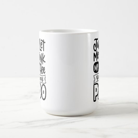 Lass mir meinen Kaffee ohne Heupedo, Spanisch Kaffeetasse (Mittel)