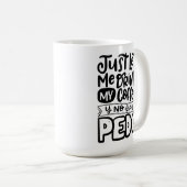 Lass mir meinen Kaffee ohne Heupedo, Spanisch Kaffeetasse (VorderseiteRechts)