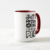 Lass mir meinen Kaffee ohne Heupedo, Spanisch Tasse (VorderseiteRechts)