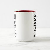 Lass mir meinen Kaffee trinken, ohne Heupedo, Span Tasse (Zentrum)