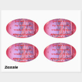 Lass mir mit dir zu fliegen ovaler aufkleber (Blatt)