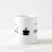 "Lass mir OVERTHINK darüber" Neurotiker Kaffeetasse (Mittel)