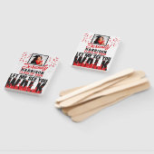 Lass mir sehen Sie gehen | Foto aus rotem und schw Fächer (Non-assembled)