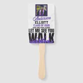 Lass mir sehen Sie gehen | LILA ABSCHLUSS 2 FOTOS Fächer