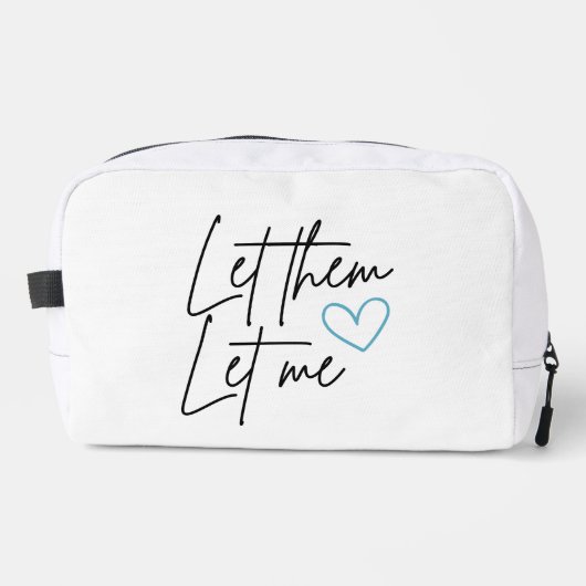 Lass mir Toilettenbeutel Gelassen Waschbeutel (Vorderseite)