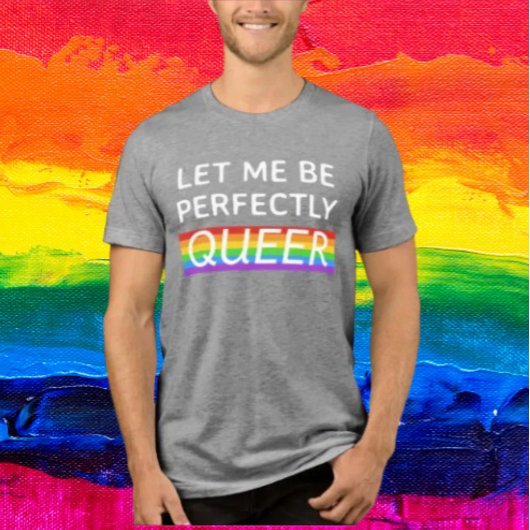 Lass mir, vollkommen Que Rainbow-T - Shirt zu sein