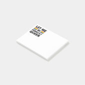 Lass mir, vollkommen Que zu sein Post-it Klebezettel (angewinkelt)
