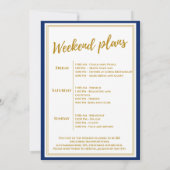 Lass nauti Küsten Bachelorette Wochenende Einladung (Rückseite)