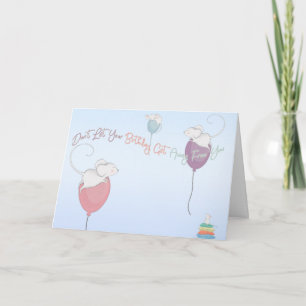 Lass nicht, dass dein Geburtstag von dir wegkommt Karte