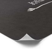 Lass nicht, dass dein Herz beunruhigt ist Poster (Ecke)