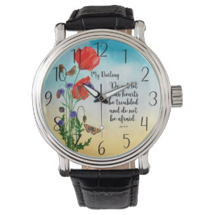 Lass nicht, dass deine Herzen beunruhigt sind Armbanduhr