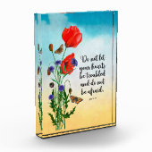 Lass nicht, dass deine Herzen beunruhigt sind Fotoblock (Links)