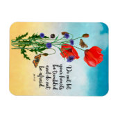 Lass nicht, dass deine Herzen beunruhigt sind Magnet (Horizontal)