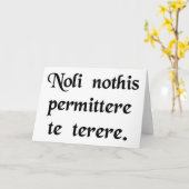 Lass nicht, dass die Bastards dich runter bringen Karte (Gelbe Blume)