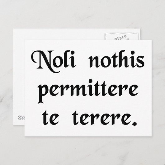 Lass nicht, dass die Bastards dich runter bringen Postkarte (Vorne/Hinten)