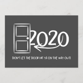 Lass nicht, dass die Tür dich auf dem Weg nach dra Einladung