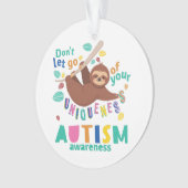 Lass nicht, dein einzigartiges Autismus-Bewusstsei Ornament (Vorderseite)