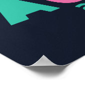 Lass nicht, dein einzigartiges Autismus-Bewusstsei Poster (Ecke)