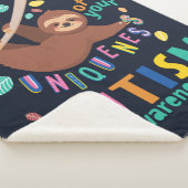 Lass nicht, dein einzigartiges Autismus-Bewusstsei Sherpadecke (3/4)