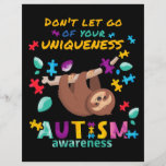 Lass nicht deine einzigartige Autismus-Sensibilitä Flyer<br><div class="desc">Personalisieren Sie diesen Flyer "Don't Lass Go of Your Uniqueness Autismus Awareness",  indem Sie auf die Schaltfläche "Personalisieren" oben klicken.</div>