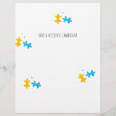 Lass nicht deine einzigartige Autismus-Sensibilitä Flyer (Hinten)