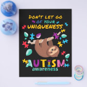 Lass nicht deine einzigartige Autismus-Sensibilitä Flyer (Einzeln)