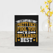 Lass nicht den Hübschen Gesichtspunkt du bist ein Karte (Gelbe Blume)