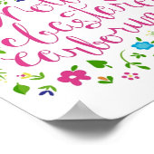 Lass nicht die Bastards, die dir den Regenbogenbod Poster (Ecke)