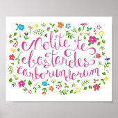 Lass nicht die Bastards, die dir den Regenbogenbod Poster (Vorne)