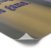 Lass nie Angst Poster (Ecke)