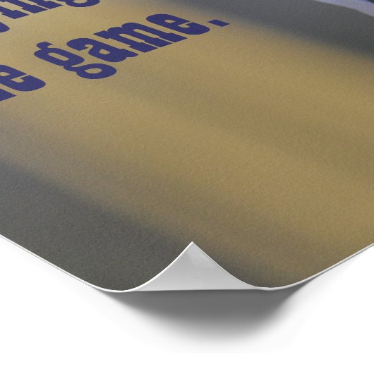 Lass nie Angst Poster (Ecke)