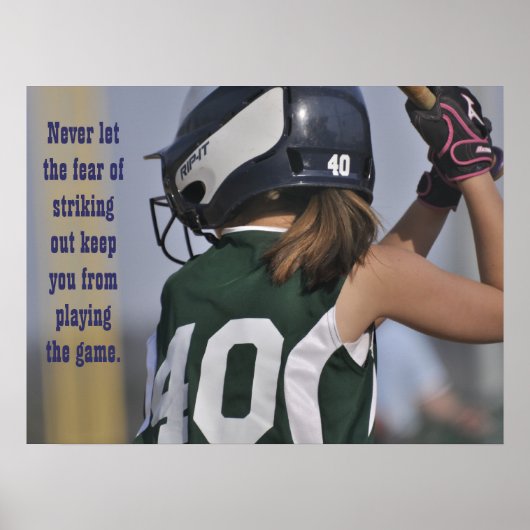 Lass nie Angst Poster (Vorne)