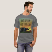 Lass nie, dass sie deine Blase platzen T-Shirt (Vorne ganz)