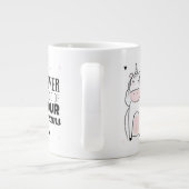 Lass nie deine Träume Jumbo-Tasse (Rückseite)