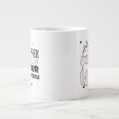 Lass nie deine Träume Jumbo-Tasse (Vorderseite)