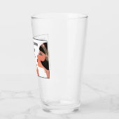 "Lass nie jemandem, der deinen Spargel verdutzt" Glas (Links)