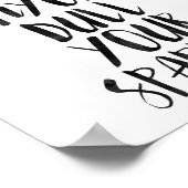 Lass nie jemandem, der deinen Sparkle verwirft Poster (Ecke)